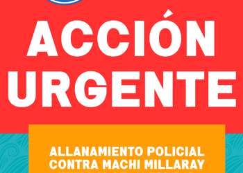 Allanamiento policial en la residencia de la autoridad espiritual Mapuche Williche y defensora de derechos humanos, Machi Millaray Huichalaf Pradines